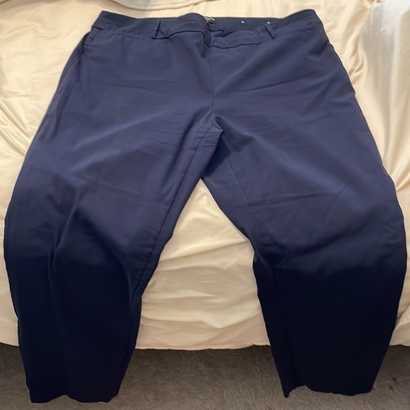 Liz Claiborne dark navy slacks - Picture 2 of 5